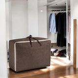 Opbergzak XXL Dekbed - Bruin - 70 x 50 x 30 cm - Opbergtas voor Dekbed en Kleding - Kledingzak XXL