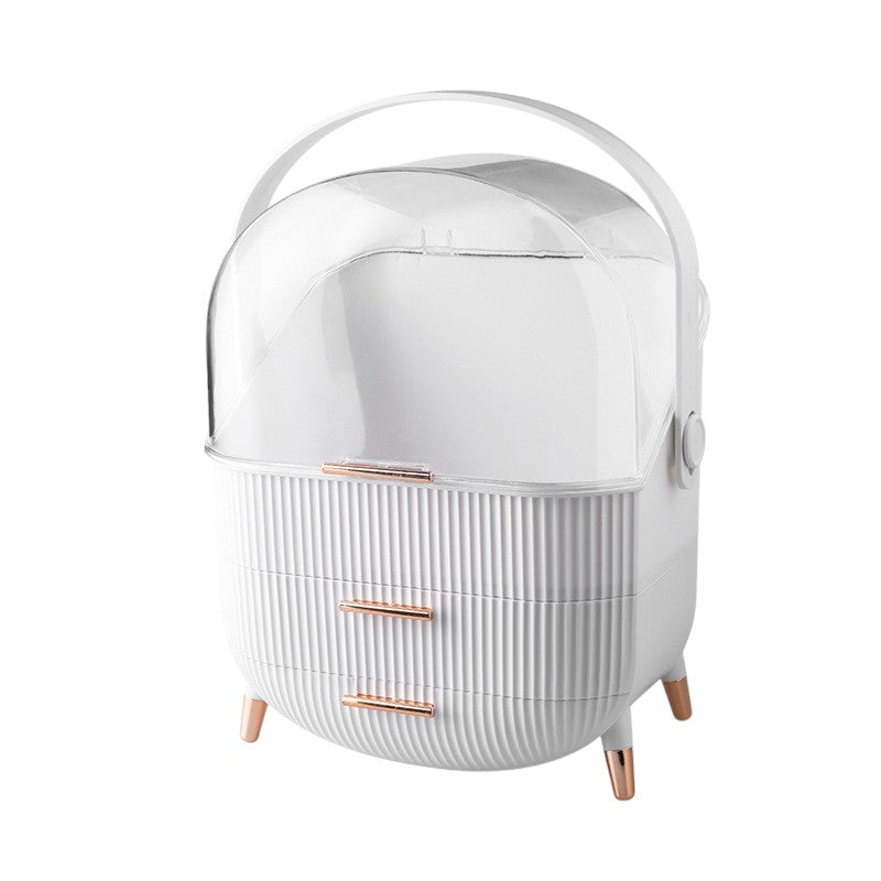 Make up organizer - Wit - 36,5 x 28,2 cm - Opbergdoos - Make up koffer - Skincare organizer
