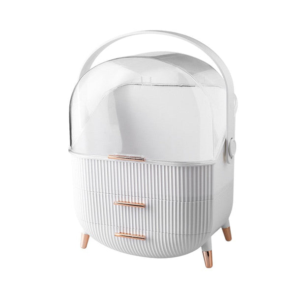 Make up organizer - Wit - 36,5 x 28,2 cm - Opbergdoos - Make up koffer - Skincare organizer