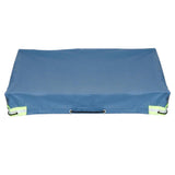 Aanhangwagen Afdekhoes - 258 x 138 x 5 cm - Blauw - Aanhangerzeil met Elastisch Koord - Waterafstotend - Aanhangwagnet