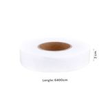 Strijkband - Waterproof - 6,4 meter - 2 cm breed - Gordijnband - Plooiband - Zoomband