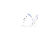Babyfoon Houder - Wit - Universeel - Babyfoonhouder met Klem - Babyfoon Standaard - Baby Camera Houder - Houder met Klem voor Babyfoon