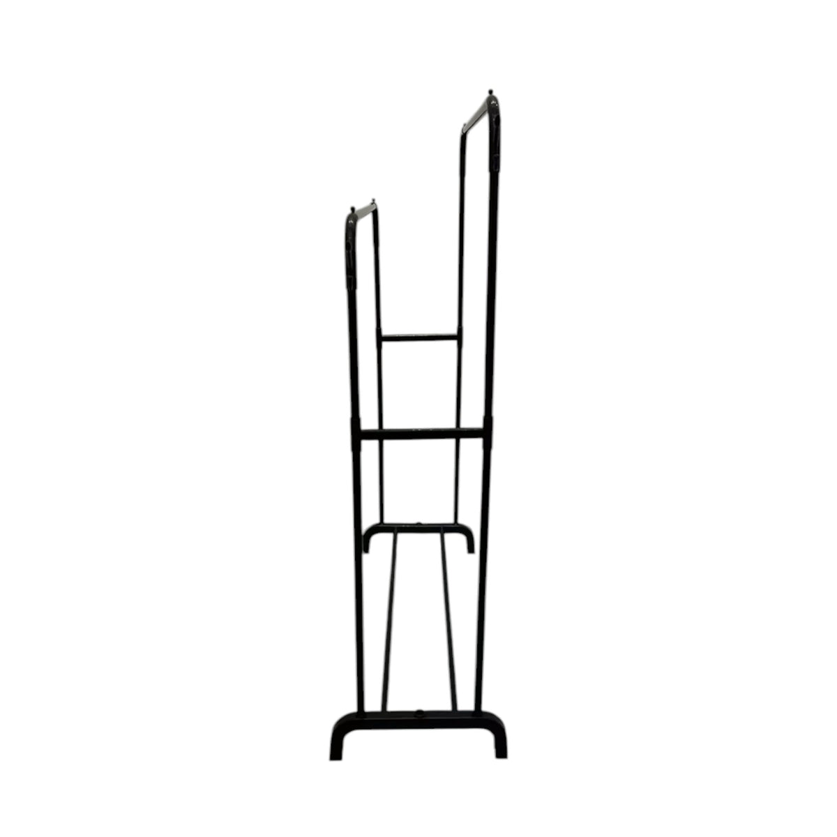 Kledingrek Zwart - Dubbele Stang - Stevig en Stijlvol – Dubbel Ophangsysteem, Ruime Opbergruimte & Modern Design