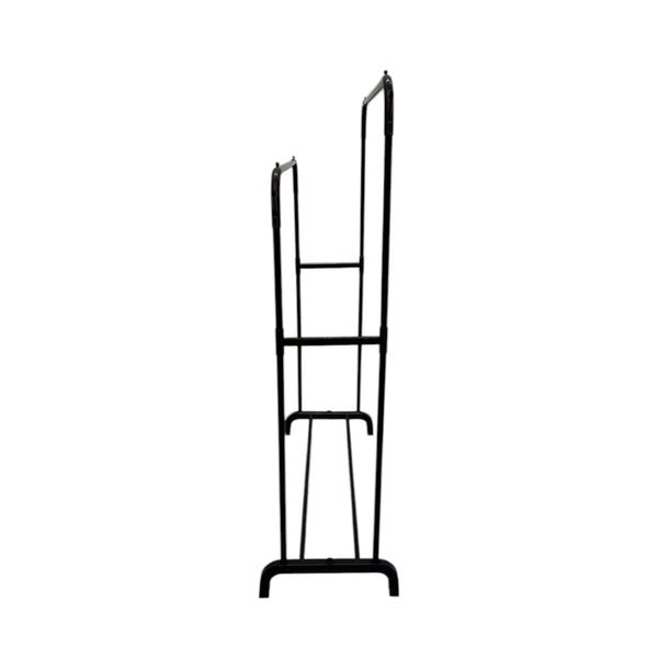 Kledingrek Zwart - Dubbele Stang - Stevig en Stijlvol – Dubbel Ophangsysteem, Ruime Opbergruimte & Modern Design