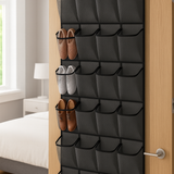 Schoenenkast Hangend - Schoenenzak 30 vakken - Opbergen van Schoenen aan Deur - Schoenenzak Zwart - Oplossing voor rondslingerende schoenen - Hoogwaardige Schoenenkast