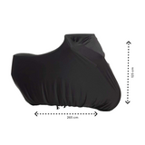 Motorhoes - Zwart - 265 cm x 125 cm - Waterafstotend - Scooterhoes