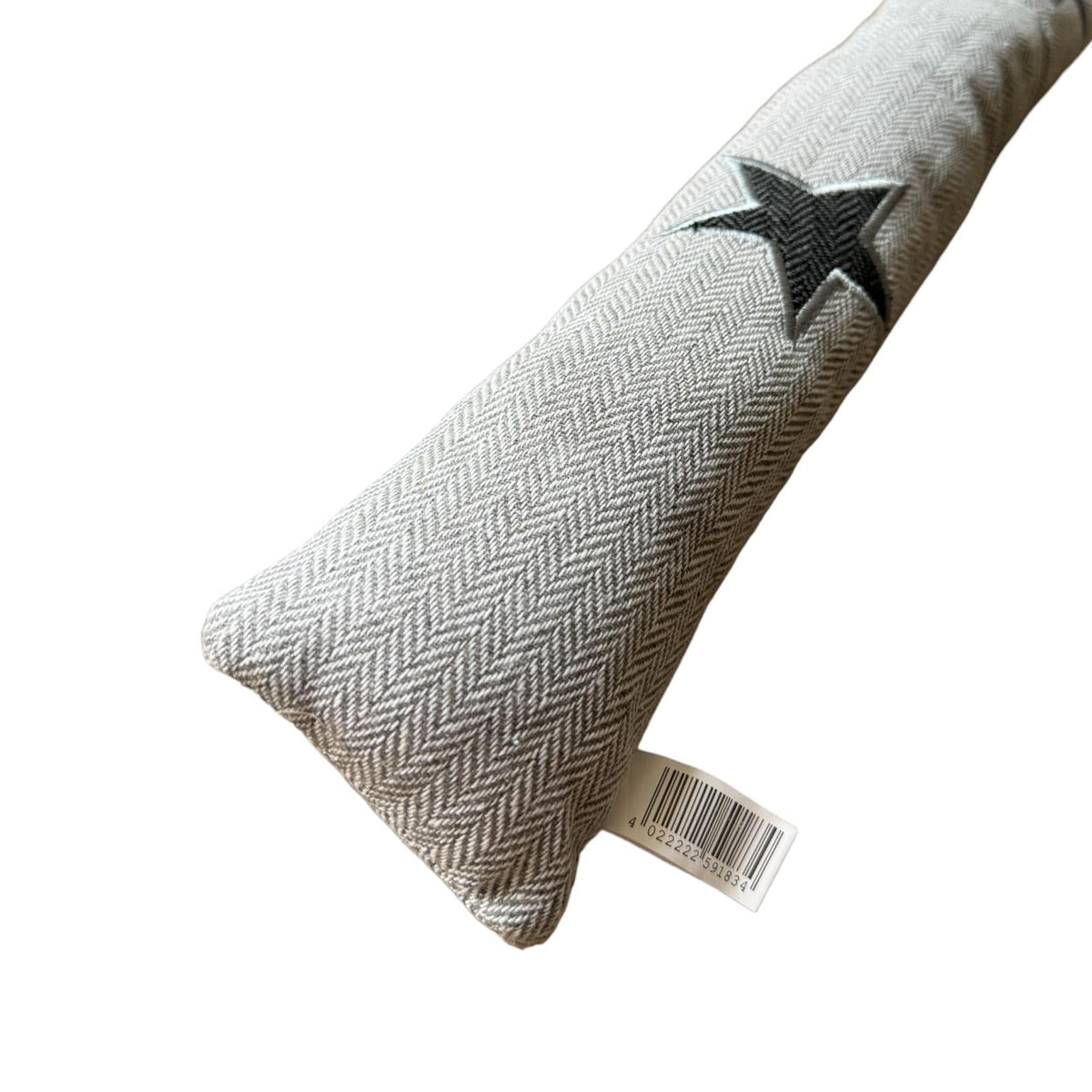 Tochtrol - Grijs Sterren - Katoen - 90 x 10 cm - Tochthond - Tochtstopper - Isolatie tegen Tocht