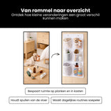 Schoenenkast Hangend - Schoenenzak 6 vakken - Opbergen van Schoenen aan Deur - Schoenenzak Wit - Oplossing voor rondslingerende schoenen - Hoogwaardige Schoenenkast