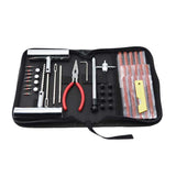 Banden Reparatieset - Complete Set - Proppenset - Inclusief Handige Opbergtas - Reparatieset voor Motor, Brommer of Auto - Bandenreparatieset Auto -  Autobanden Reparatie