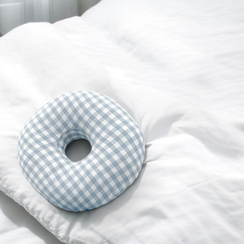Oorpiercing Kussen - 30 x 30 x 9 cm - Kussen voor Zijslapers - Ringkussen - Kussen met Oorgat - Zijslaapkussen - Donut Kussen Piercing