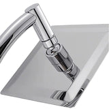 Regendouche XL Deluxe - Ø 35 cm - Zilver - Douchekop Met Slang En Houder - Regendouchekop - Handdouche