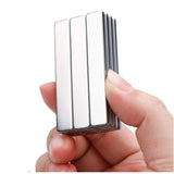 Magneetstrip Zelfklevend - 10 stuks - Sterke Magneet - Rechthoek - 3 cm x 1 cm x 0,4 cm - Messenmagneet