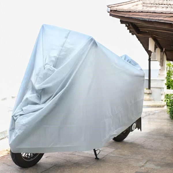 Motorhoes - Waterafstotend - 250 x 140 cm - Zilver met Reflectie - Motorhoes Waterafstotend Buiten - Motorhoes