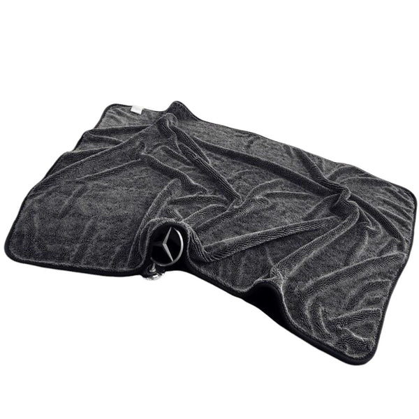 Droogdoek Badkamer - 80x60 cm - Grijs - Microvezeldoek - Autowas Doek