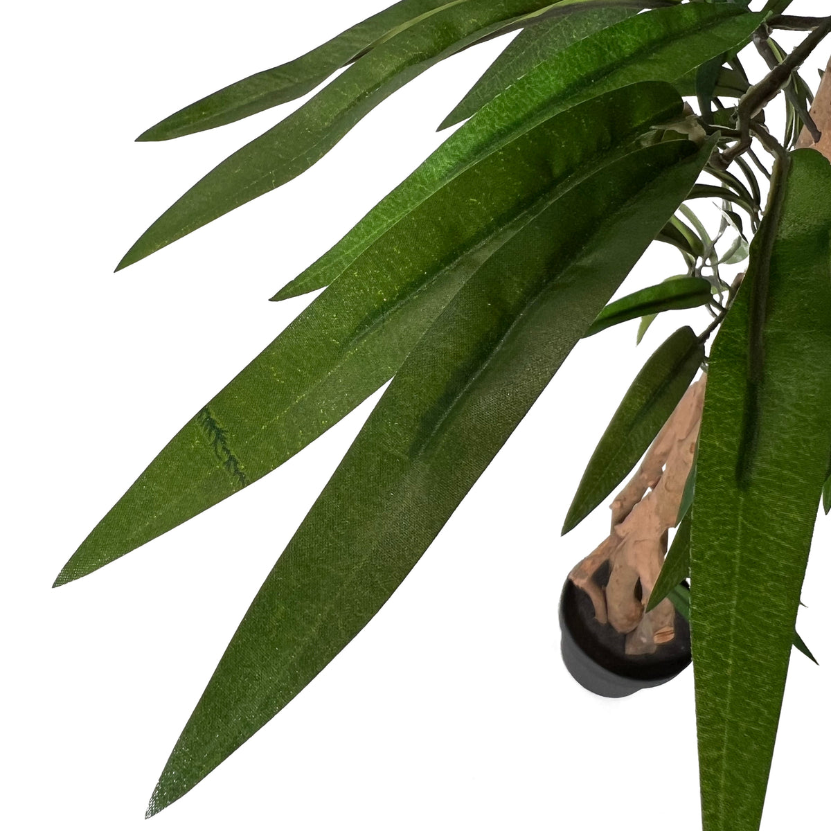 Kopu® Kunstplant Ficus 150 cm met witte Pot - 720 bladeren