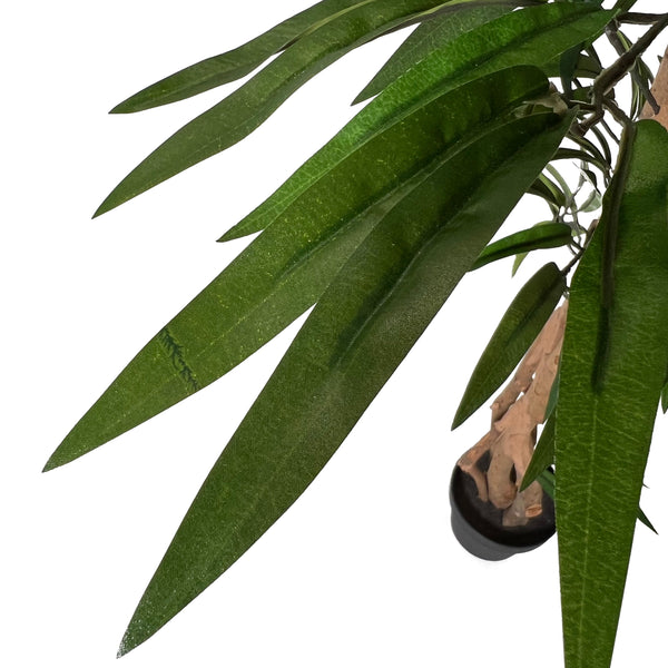 Kopu® Kunstplant Ficus 150 cm met witte Pot - 720 bladeren