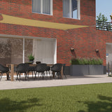 Kopu® Schaduwdoek Rechthoek 2x4 m Waterdicht - Zonnedoek - Creme