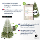 Excellent Trees® LED Ulvik 180 cm - Premium Kerstboom met 340 lampjes - ⌀100cm - 180cm