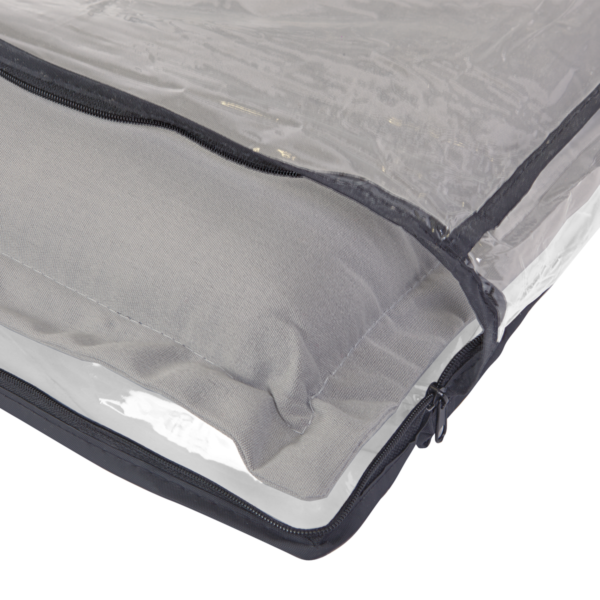 Kopu® Prisma Silver - Stevig Tuinkussen Lage Rug - Lichtgrijs