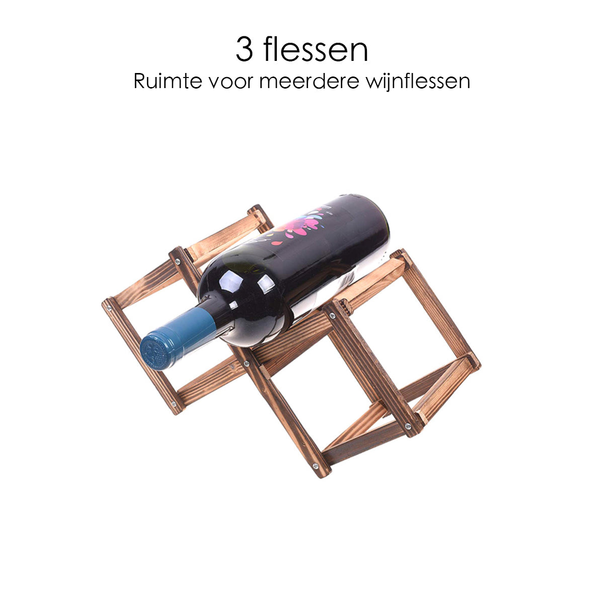 Wijnrek - Wijnflesrek - Wijnfleshouder - Hout