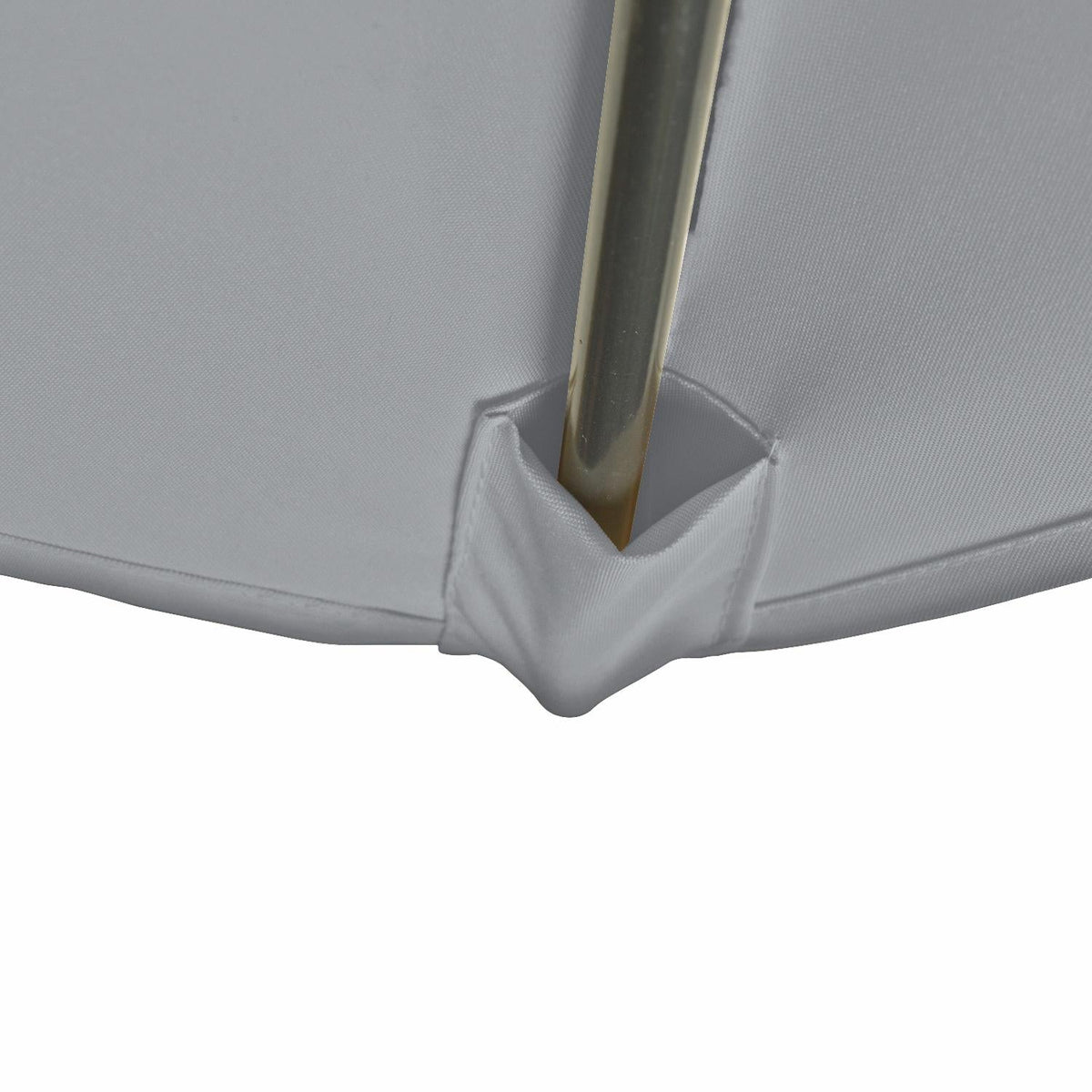 Kopu® Malaga Parasol Vierkant 200x200 cm met Knikarm - Lichtgrijs