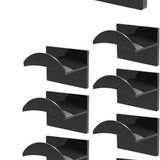 Cap Rack - 10 Stuks - Zwart - Petjeshouder - Petjeshouder - Hoeden Opberger - Pettenrek - Petten Houder