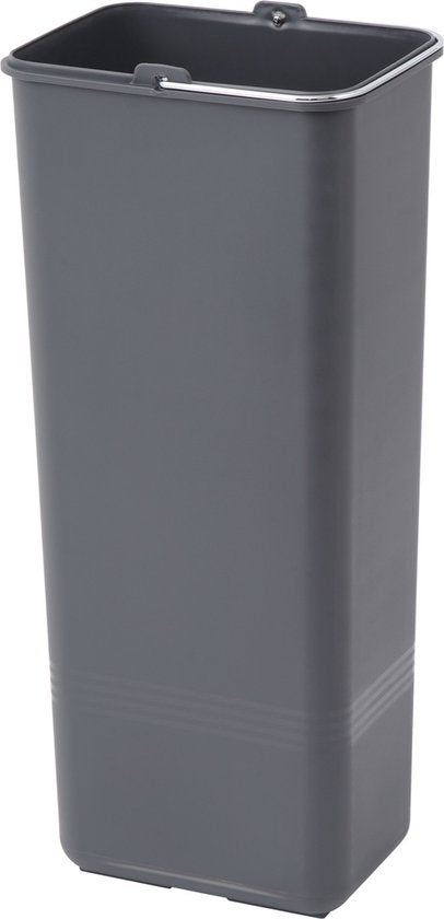 Luzzo® Pedaalemmer 51 liter - 3x17 ltr - Afvalbak Afvalscheiding - Zwart