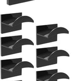 Petjeshouder - 10 Stuks - Zwart - Petjeshouder - Hoeden Opberger - Pettenrek - Petten Houder - Cap Rack