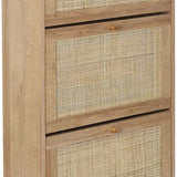 Schoenenkast Bali 3 lades 24x60x113 cm - voor 18 paar - Bruin