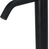 Luzzo® Serru - Messing Wastafelkraan Hoog Diamondgrip - Mat Zwart