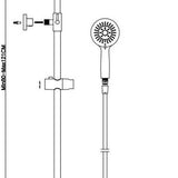 Luzzo® Regendouche met