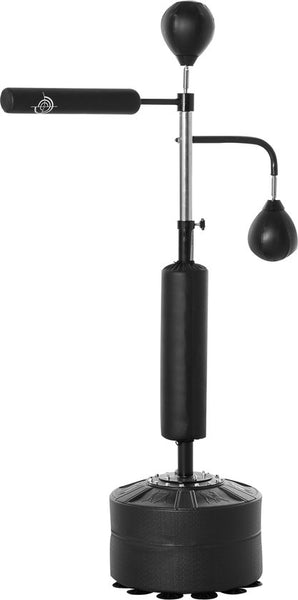 Staande Bokstrainer met 2 Speedballen Reflexstang en Zuignapvoet - 160-230cm Verstelbaar