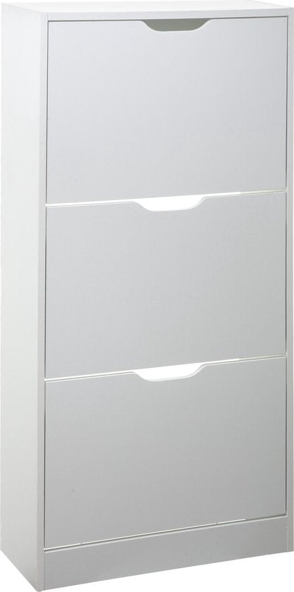 4goodz schoenenkast 3 lades 60x24x118 - voor 18 paar