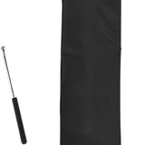 Parasolhoes Zweefparasol Waterafstotend 250 x 55 cm – Parasol Beschermhoes met Rits, Stok & Trekkoord – UV-bestendige Hoes voor Staande en Zweefparasol – Weerbestendige Tuinmeubel Bescherming Zwart