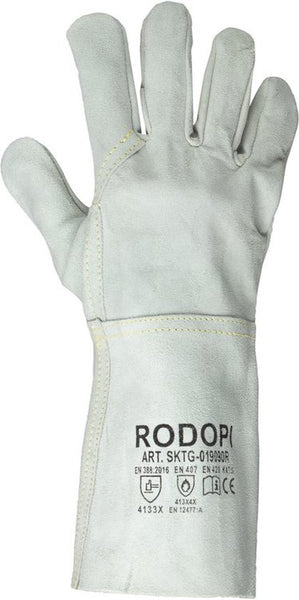 Rodopi® Lashandschoenen - 1 paar - Rundsplitleer - maat 10 XL