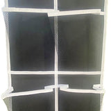 Schoenenkast Hangend - Schoenenzak 12 vakken - Opbergen van Schoenen aan Deur - Schoenenzak Wit-Zwart - Oplossing voor rondslingerende schoenen - Hoogwaardige Schoenenkast