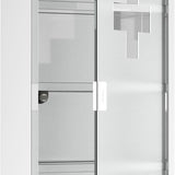 4goodz Medicijnkastje EHBO-kastje met slot RVS 12x30x60 cm