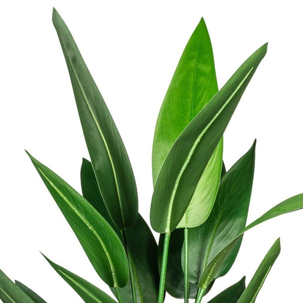 Kopu® Kunstplant Canna 140 cm 20 bladeren - in zwarte pot - Bloemriet
