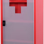 4goodz Medicijnkastje EHBO-kastje met slot RVS 12x30x60 cm - Rood