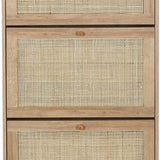 Schoenenkast Bali 3 lades 24x60x113 cm - voor 18 paar - Bruin