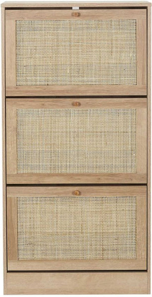 Schoenenkast Bali 3 lades 24x60x113 cm - voor 18 paar - Bruin