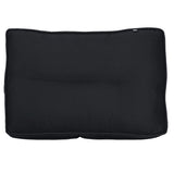 Kopu® Prisma Black Loungekussen Rug kussen 60x40 cm - Zwart