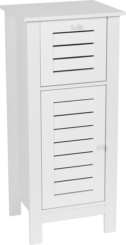 Badkamerkast Halfhoog met Deur en Lade