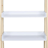Home Deco Factory Wandrek 4 lagen 60x30x117 cm - Wit
