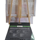 Nassau Fine Art - Leren Schilderen - Schilder Set - Volwassenen - Kinderen - Hobby - Inclusief Verf - Inclusief Kwasten - Canvas Bedrukt - Schildersezel - Moederdag - Vaderdag - Hobby - Professional - Verjaardag