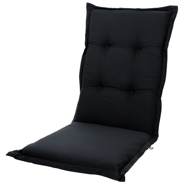 Kopu® Prisma Black - Comfortabel Tuinkussen met Hoge Rug - Zwart