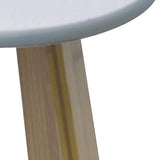 Stevige bamboe Keukenkruk Badkamerkruk 30x30x43 cm - Bruin