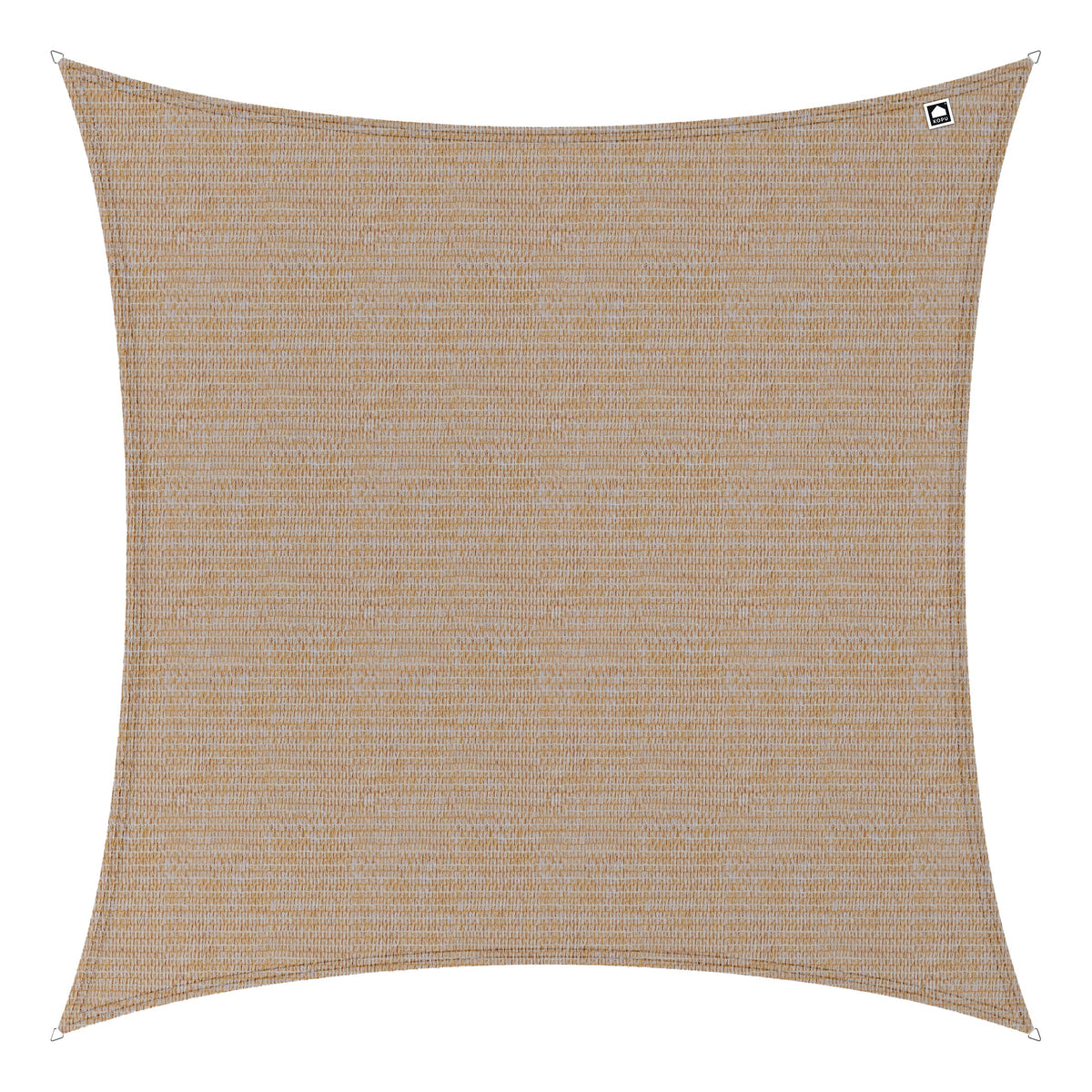 Kopu® Schaduwdoek Vierkant 280 gram Waterdoorlatend 4x4 m - Beach