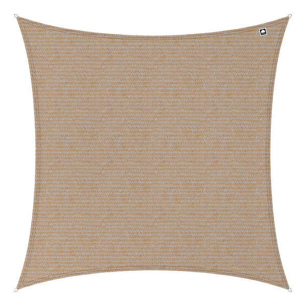 Kopu® Schaduwdoek Vierkant 280 gram Waterdoorlatend 4x4 m - Beach