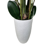 Kopu® Kunstplant Orchidee 160 cm Wit in Hoge Bloempot - Phalaenopsis